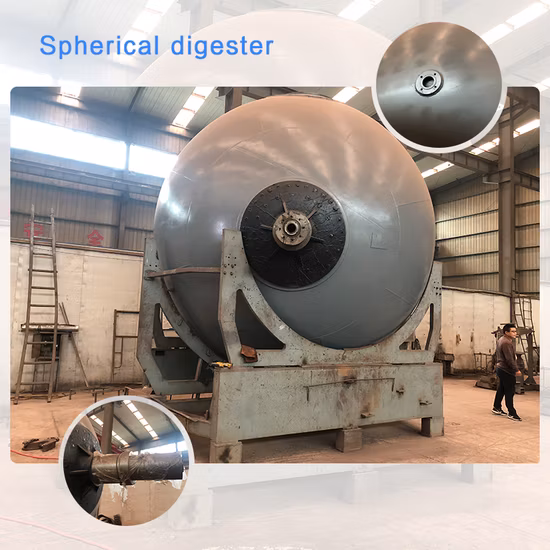 Paper Industry Hot Product Equipment Pulping Rotary Spherical Digester